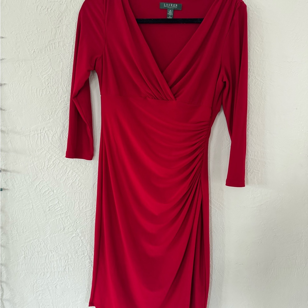 Red Wrap Dress